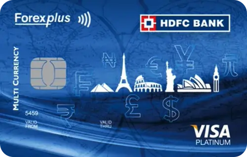 HDFC Bank Multicurrency Platinum ForexPlus Chip Card