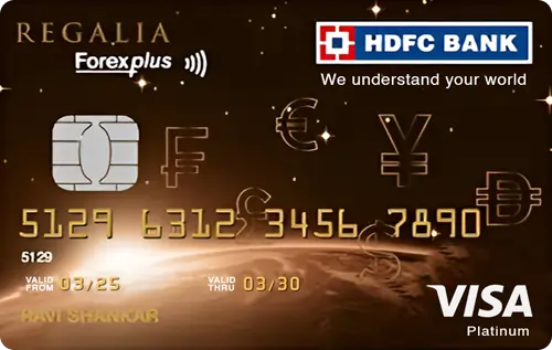 HDFC Bank Regalia ForexPlus Card