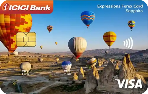 ICICI Expressions Sapphiro Forex Card