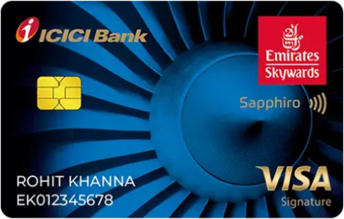 Emirates Skywards ICICI Bank Sapphiro Credit Card