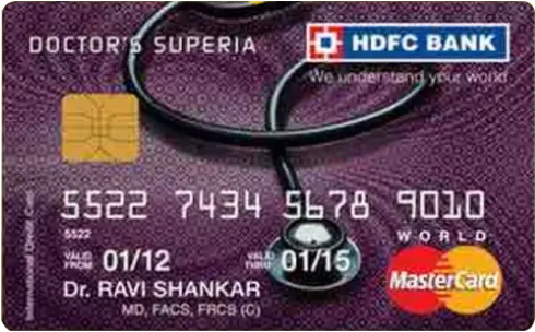 HDFC Bank Doctor’s Superia Credit Card