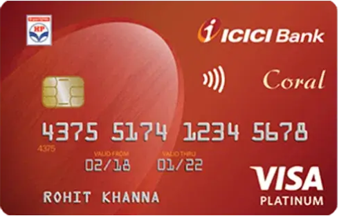ICICI Bank HPCL Coral Credit Card