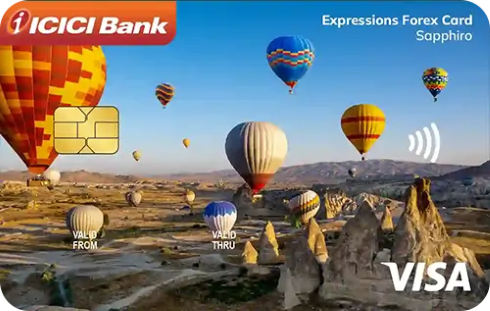ICICI Expressions Sapphiro Forex Card