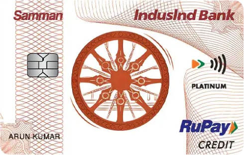IndusInd Bank Samman RuPay Credit Card