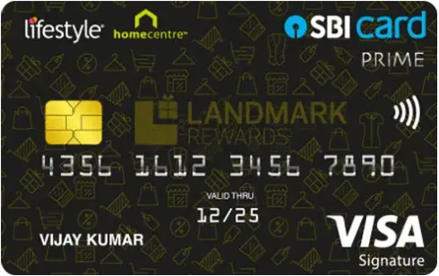 Lifestyle Home Centre SBI Card Prime