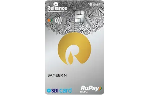 Reliance SBI Card PRIME