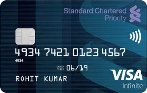 Standard Chartered Priority Visa Infinite Credit Card