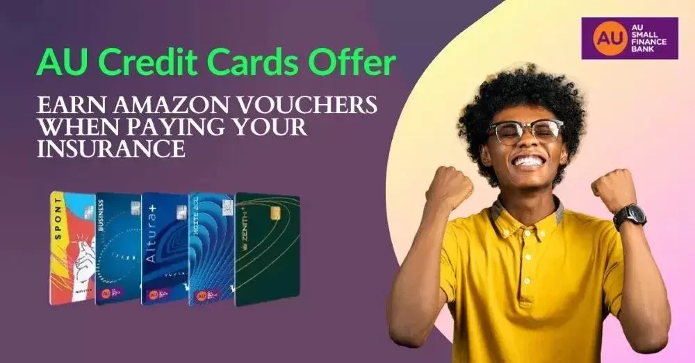 AU Credit Cards Offer: Earn Amazon Vouchers When Paying Your Insurance