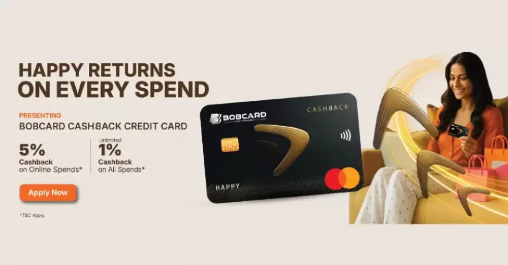 BOBCARD Cashback Credit Card: Save More on Every Purchase