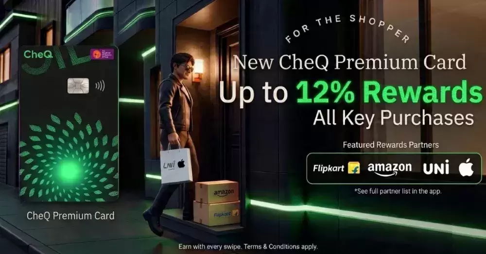 New CheQ AU Credit Card Offers LED Tap Feature for Faster Payments