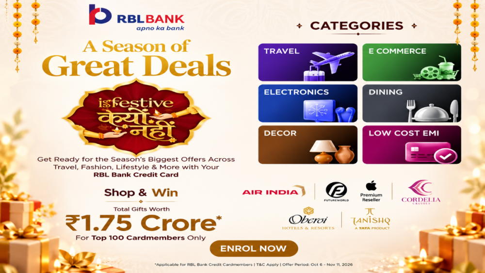 RBL Bank Credit Card Offers October 2026: Best Festive Discounts & Deals
