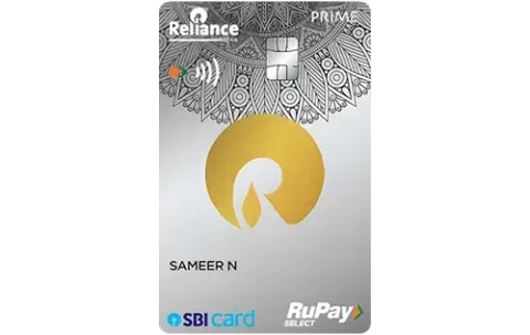 Reliance SBI Card PRIME