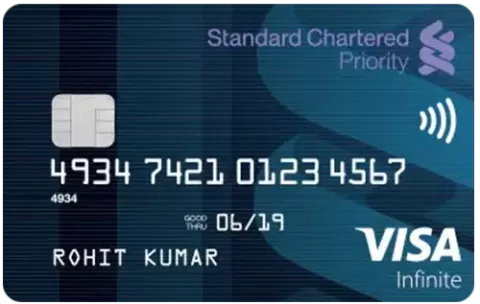 Standard Chartered Priority Visa Infinite Credit Card
