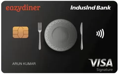 EazyDiner IndusInd Bank Credit Card