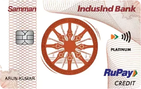 IndusInd Bank Samman RuPay Credit Card