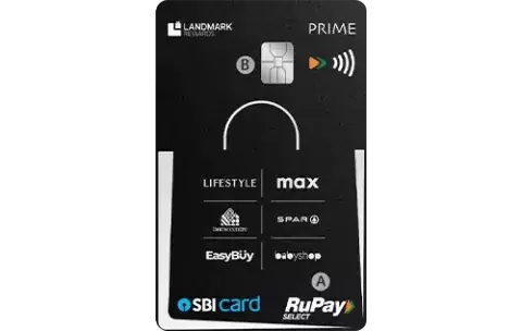 Landmark Rewards SBI PRIME Credit Card