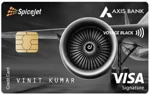 SpiceJet Axis Bank Voyage Black Credit Card