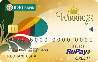 IDBI Winnings RuPay Select Credit Card
