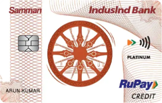 IndusInd Bank Samman RuPay Credit Card