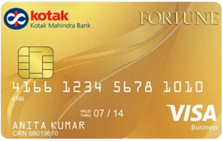 Kotak Bank Fortune Gold Credit Card