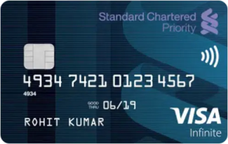 Standard Chartered Priority Visa Infinite Credit Card