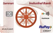 IndusInd Bank Samman RuPay Credit Card