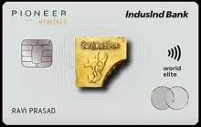 IndusInd Bank Pioneer Heritage Credit Card