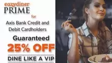 How to Claim Free EazyDiner Prime Membership Using Axis Bank Cards