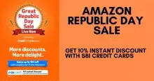 Amazon Republic Day Sale: Get 10% Instant Discount with SBI Cards
