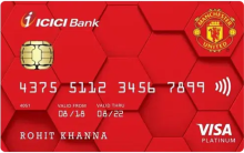 ICICI Bank Manchester United Platinum Credit Card