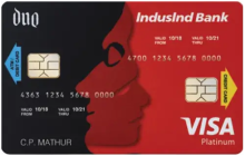IndusInd Bank Duo Plus Credit Card