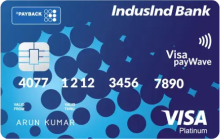 IndusInd Bank Payback Credit Card