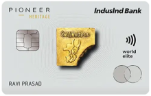 IndusInd Bank Pioneer Heritage Credit Card