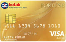 Kotak Bank Fortune Gold Credit Card