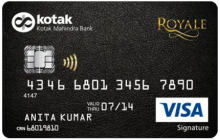 Kotak Royale Signature Credit Card