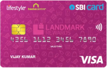 Lifestyle Home Centre SBI Card