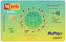 PNB RuPay Select Patanjali Credit Card