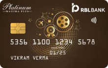 RBL Bank Platinum Maxima Plus Credit Card