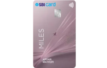 SBI Miles Credit Card 