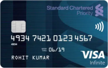 Standard Chartered Priority Visa Infinite Credit Card